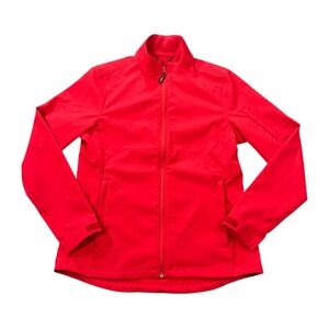 Oobe Men's Medium Red Full Zip Up Jacket‎ Lightweight Activewear Coat